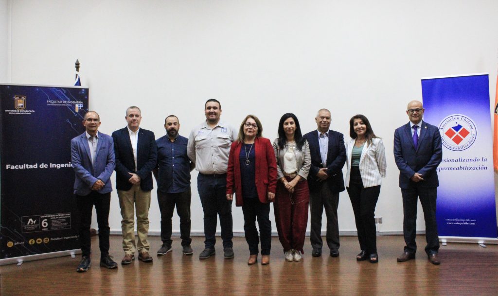 ASIMP Chile realiza II Seminario de Impermeabilización en la Facultad de Ingeniería de la UTarapacá