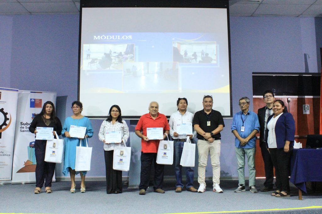 Realizan ceremonia de clausura de capacitación sobre Operación y Mantenimiento de Agua Potable Rural