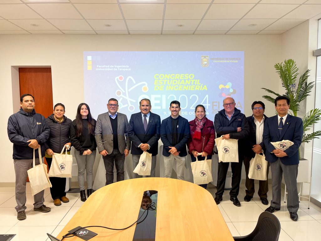 Facultad de Ingeniería UTA visitó UPT y UNJBG con el fin de promover su próximo Congreso Estudiantil de Ingeniería